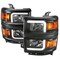 Spec-D Tuning 14-15 CHEVROLET SILVERADO 1500 LED BAR HEADLIGHTS, PK  2 2LH-SIV14JM-G3-BK-RS - alternate 1